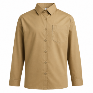 Hamakom Longsleeve Khaki Shirt