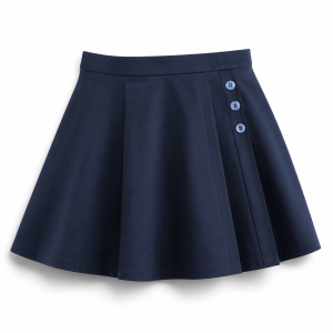 Hamakom Navy Panel Skirt