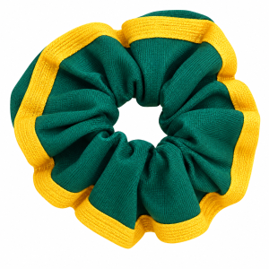 Green & Yellow Scrunchie